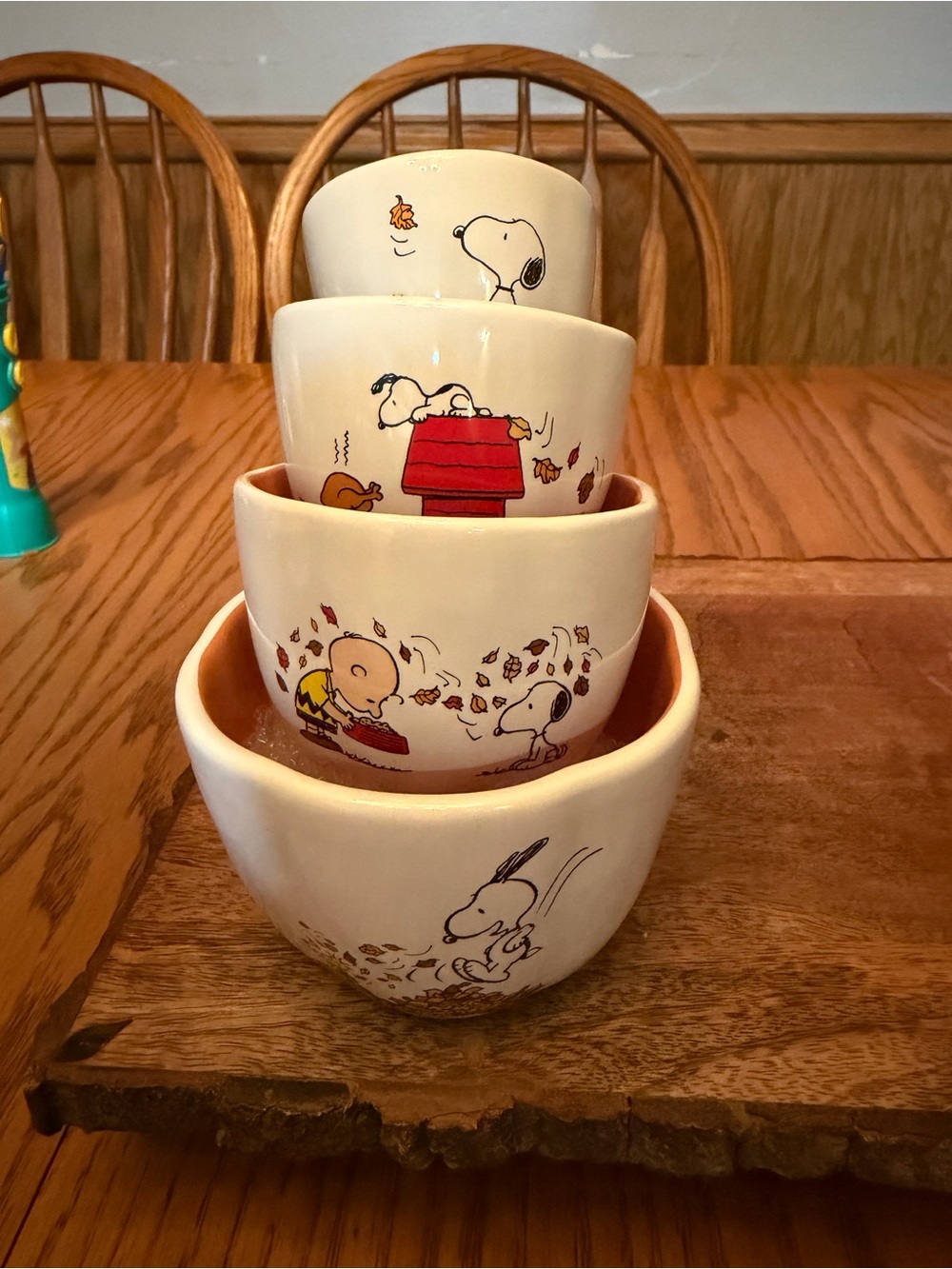 Rae Dunn x Peanuts Snoopy Harvest Measuring Cups Fall